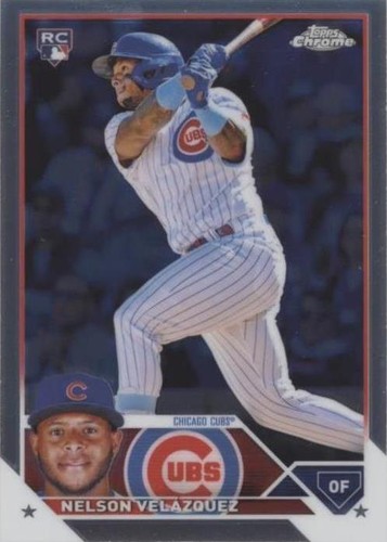 NELSON VELAZQUEZ 2023 TOPPS STADIUM CLUB ROOKIE AUTOGRAPH RC AUTO