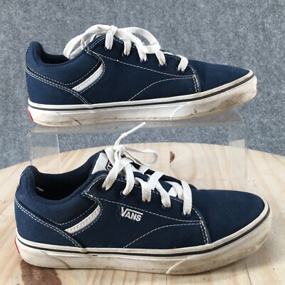 Vans Shoes Youth 4 Classic Skate Low Top Sneakers 500714 Blue Fabric Lace Up