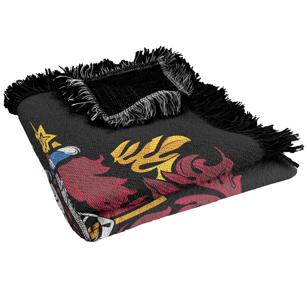 Harry Potter Blanket, 50"x60" Gryffindor Crest Woven Blend Throw
