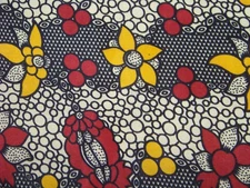 Vintage Empire Fabric - D.NO. 117 - 2 Yds. + 5"  x 41"  Wide - Never Used