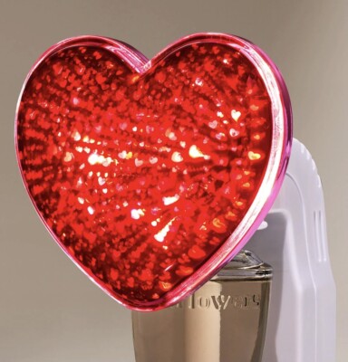 Bath & Body Works Wallflowers Plug Neon Galaxy Heart Holiday Light Up Nightlight
