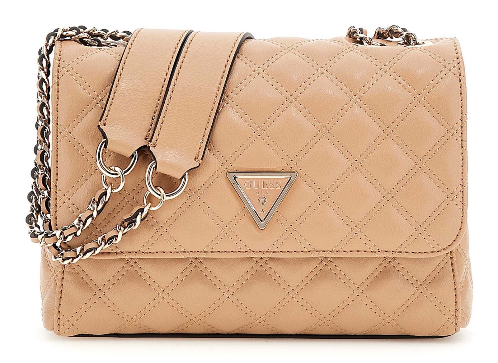 GUESS Giully Two Compartment Convertible Flap Beige