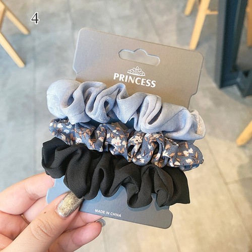 3 Pezzi/Set Fascette Elastiche Per Capelli Da Donna Fascia Per Capel & - Foto 12 di 16