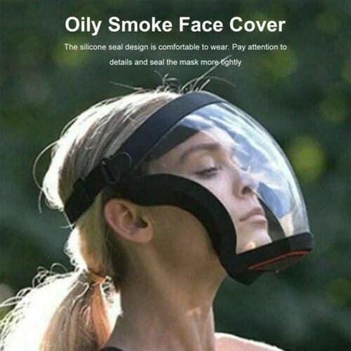Full Face Clear Mask Anti-fog Reusable Super Protective Transparent Safety Cover - Bild 10 von 20