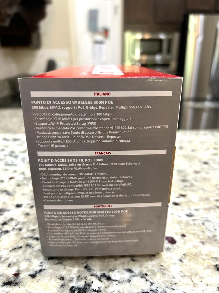 Intellinet 300N Wireless PoE Access Point - New, Sealed - Image 3 of 4