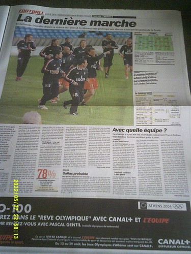 2004 8 JOURNAUX L EQUIPE MONACO COUPE D EUROPE FINALE PORTO REAL CHELSEA - Imagen 14 de 24