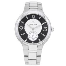 Philip Stein Signature Novalties Stainless Steel Quartz Mens Watch 43-MBW-SS