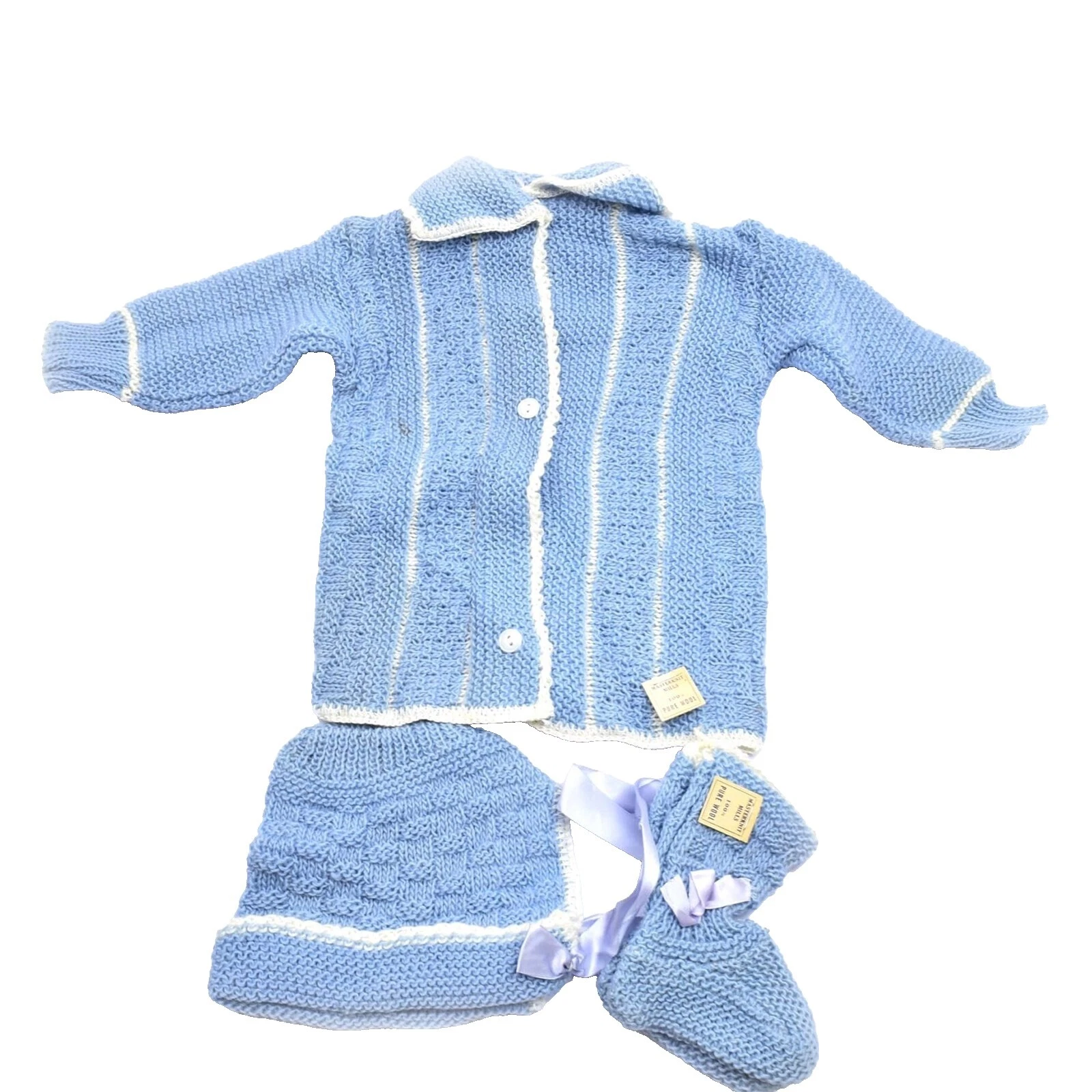 100% Wool Vintage Outfit Sets for Children