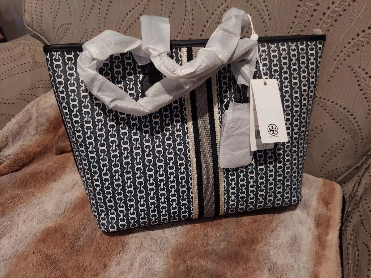 Tory Burch Gemini Link Canvas Small Tote