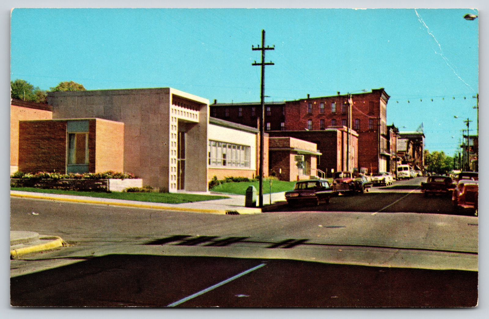Main StreetHomes On Quincy Street Hancock MichiganVintage Postcard eBay