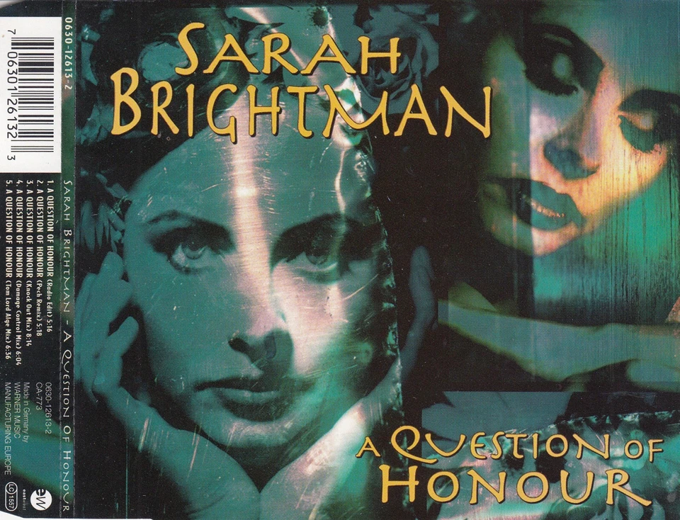 SARAH BRIGHTMAN A Question Of Honour - Remix 5 Track MCD 1995 RAR & NEUWARE - Bild 2 von 4