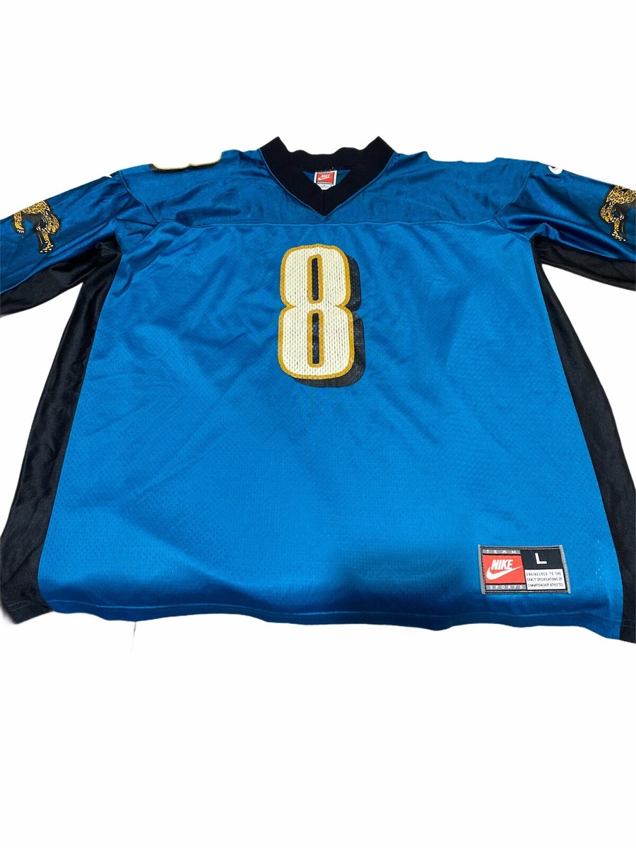 Preowned Nike #8 Mark Brunell Nfl Jacksonville Jaguars Jersey Size