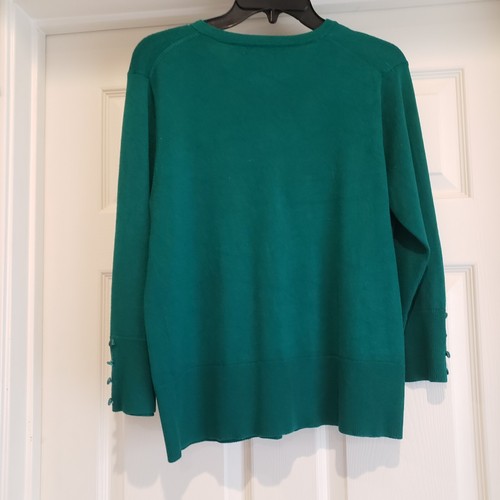 Grace Elements Dark Green Cardigan L - Picture 2 of 7