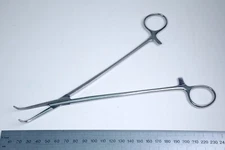 Weck #477117 Coller Forceps 9" Curved Stainless Steel Surgical