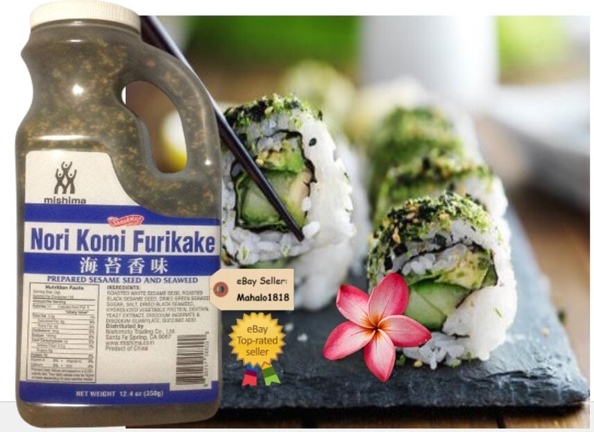 🌺 NORI KOMI FURIKAKE SEAWEED SESAME SEEDS 12.4 OZ (18 Jugs) | eBay