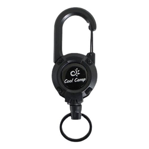 Retractable Badge Reel ID Card Holder Heavy Duty With Belt Clip Key Ring
