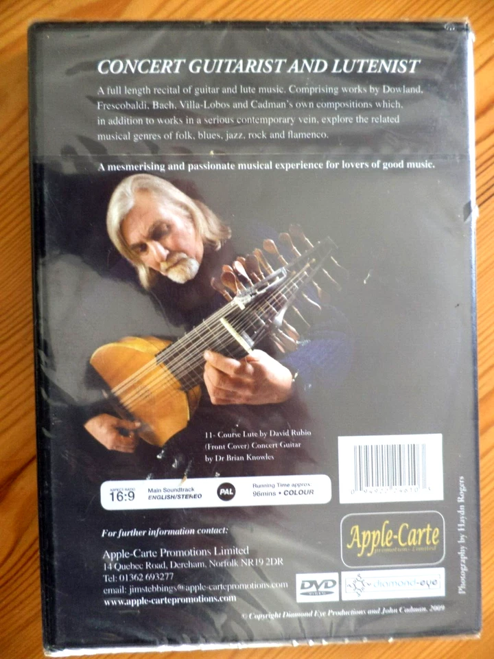 John Cadman in Concert - 'Recital for Television' [DVD new sealed] -UK.FREE POST - Image 2 of 2