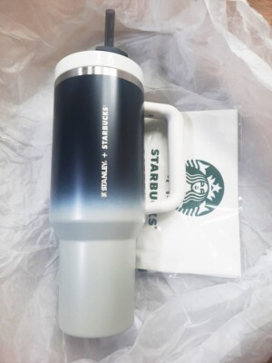 Starbucks Stanley Monochrome Gradient Black White Cold Cup