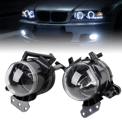 2X Nebelscheinwerfer Klarglas Chrom für BMW E60 E61 520i 523i 525d 525i 530d NEU