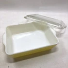Vintage Pyrex 0503-24 Yellow 1 1/2 Quart Refrigerator Dish with 503-C Lid