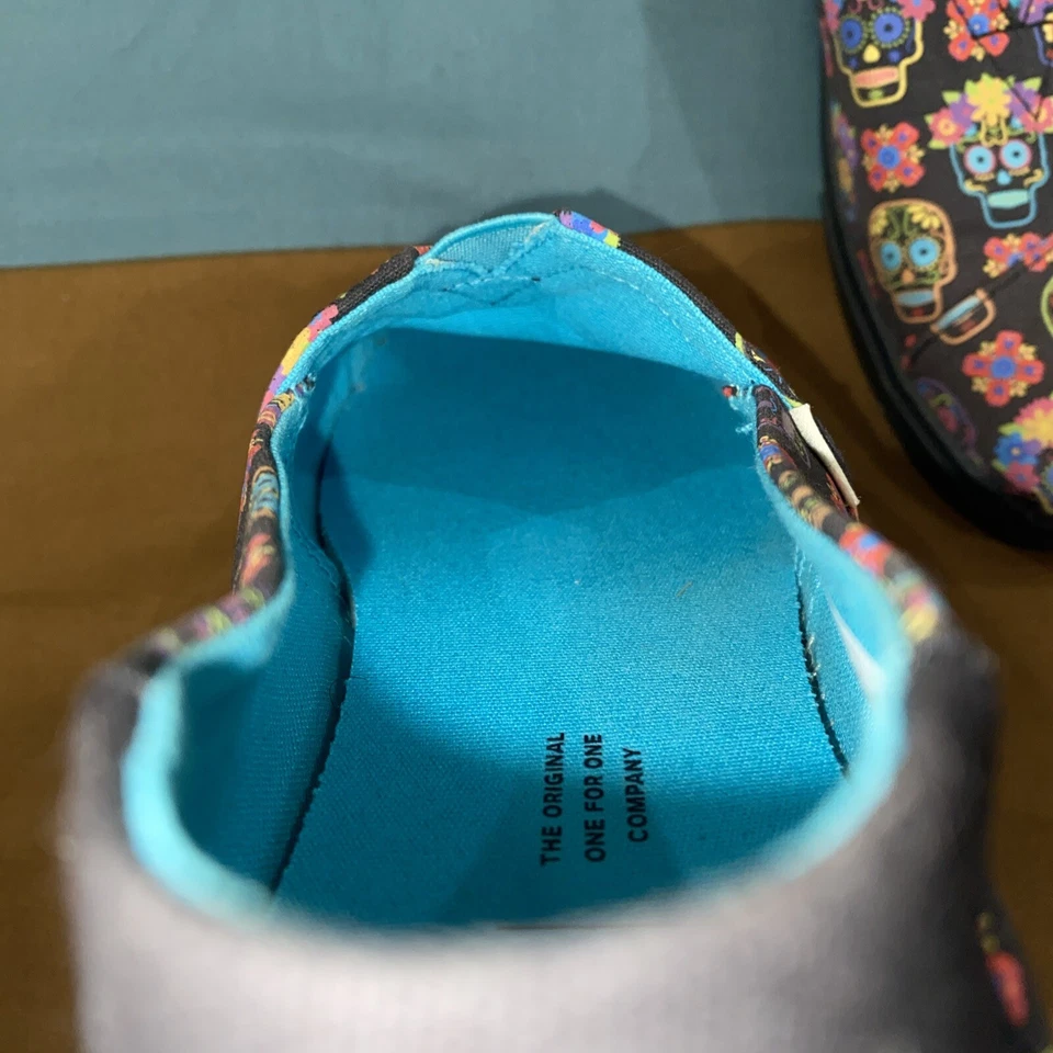 Zapatos de mujer Toms Día de los Muertos Día de los Muertos GLOW Alpargata Talla 7.5 EE. UU. Foto 3 de 4