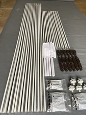 Neue HOFFMEISTER 1-Phasen Strom-Schienen weiß VINTAGE 70er/80er mit Zubehör