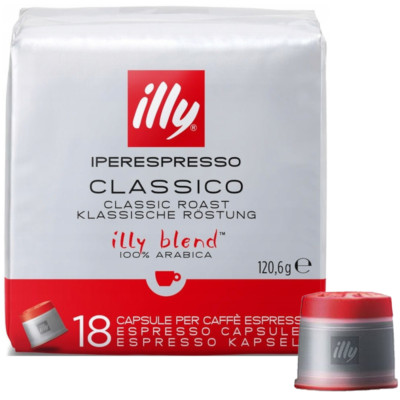 NEU Illy Espresso Classico Iperespresso Kapseln 18 Stück 100 Prozent Arabica