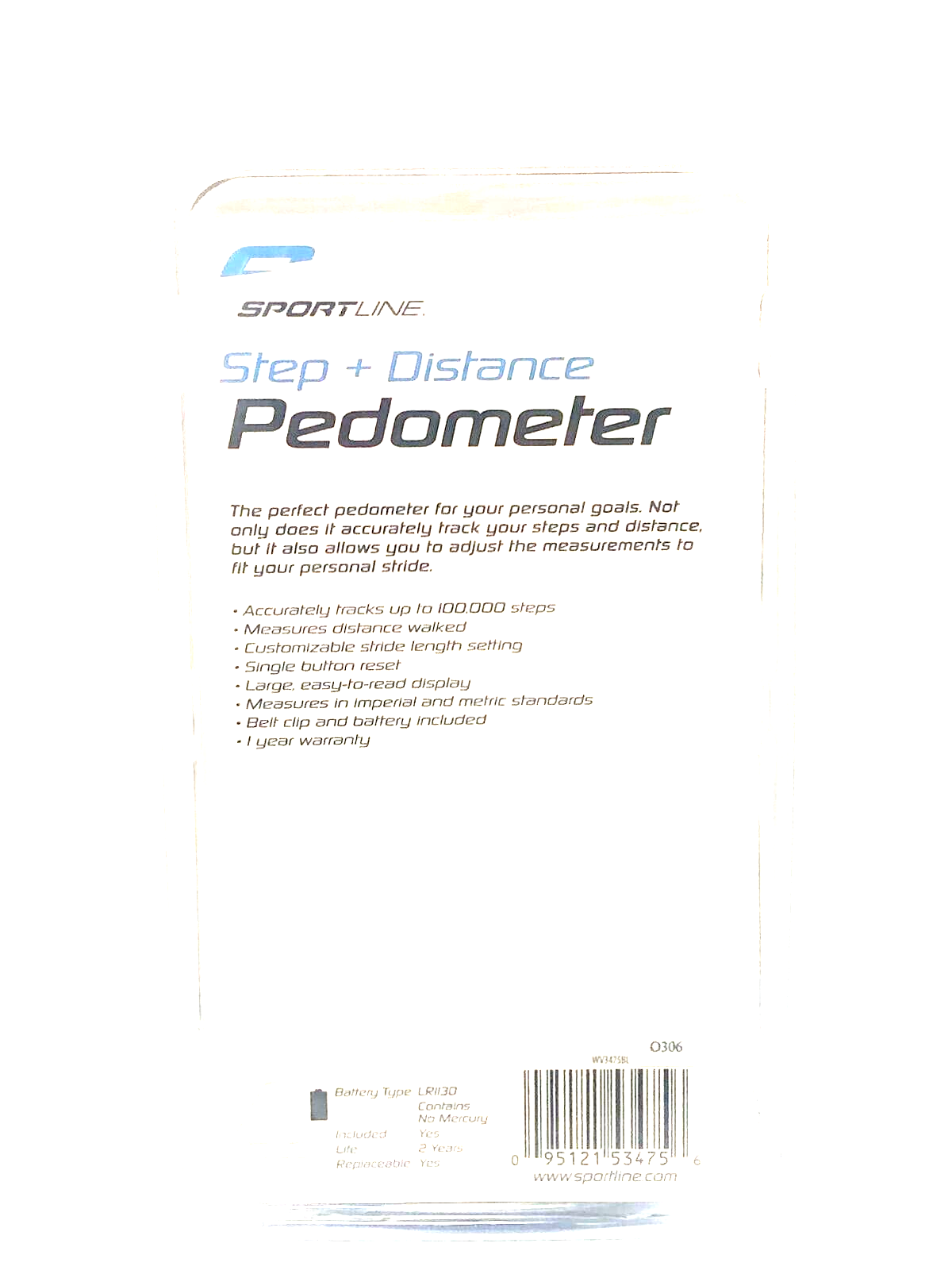 Needs Battery Lrii30 Sportline 340 Step & Distance Pedometer for sale