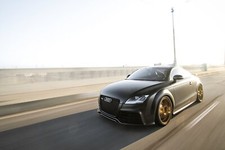 Cars audi tt rs black Desk Mat Stitched