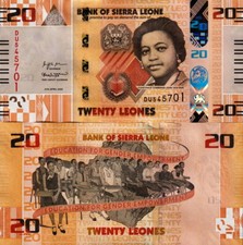 SIERRA LEONE - 20 Leones 2022 FDS - UNC