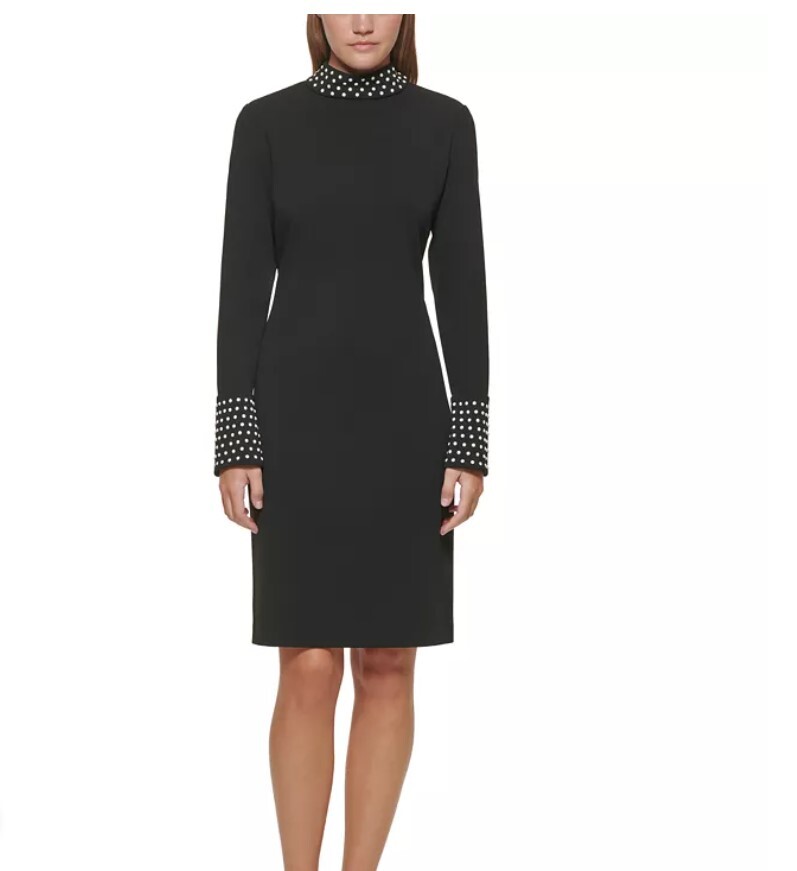 Bell Sleeve Sheath Dress Size 8 B76-01 