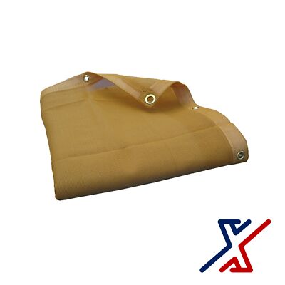 12 ft. x 6 ft. Heavy Duty Beige Sun Shade / Screen / Awning by X1Tools/Shades