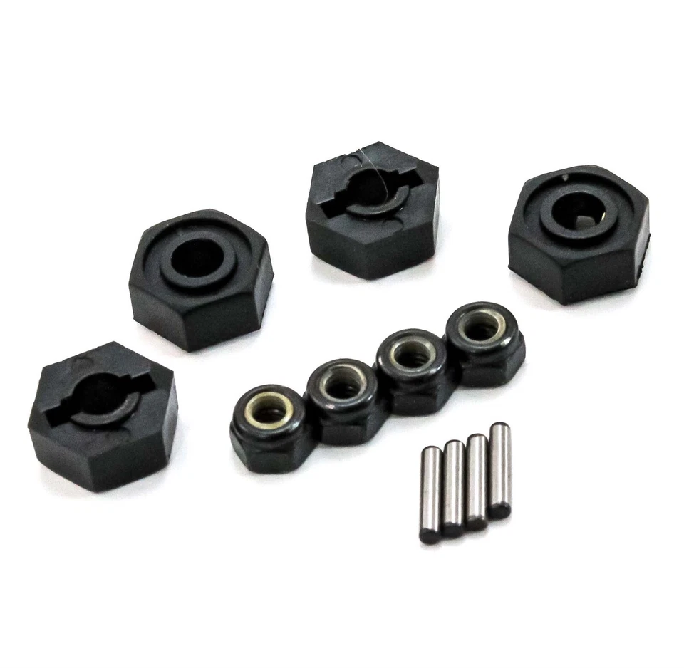 Redcat Racing Lightning EP Drift Hub Adapter 12mm Wheel Hexes Nuts Pins 02100 - Image 3 of 3