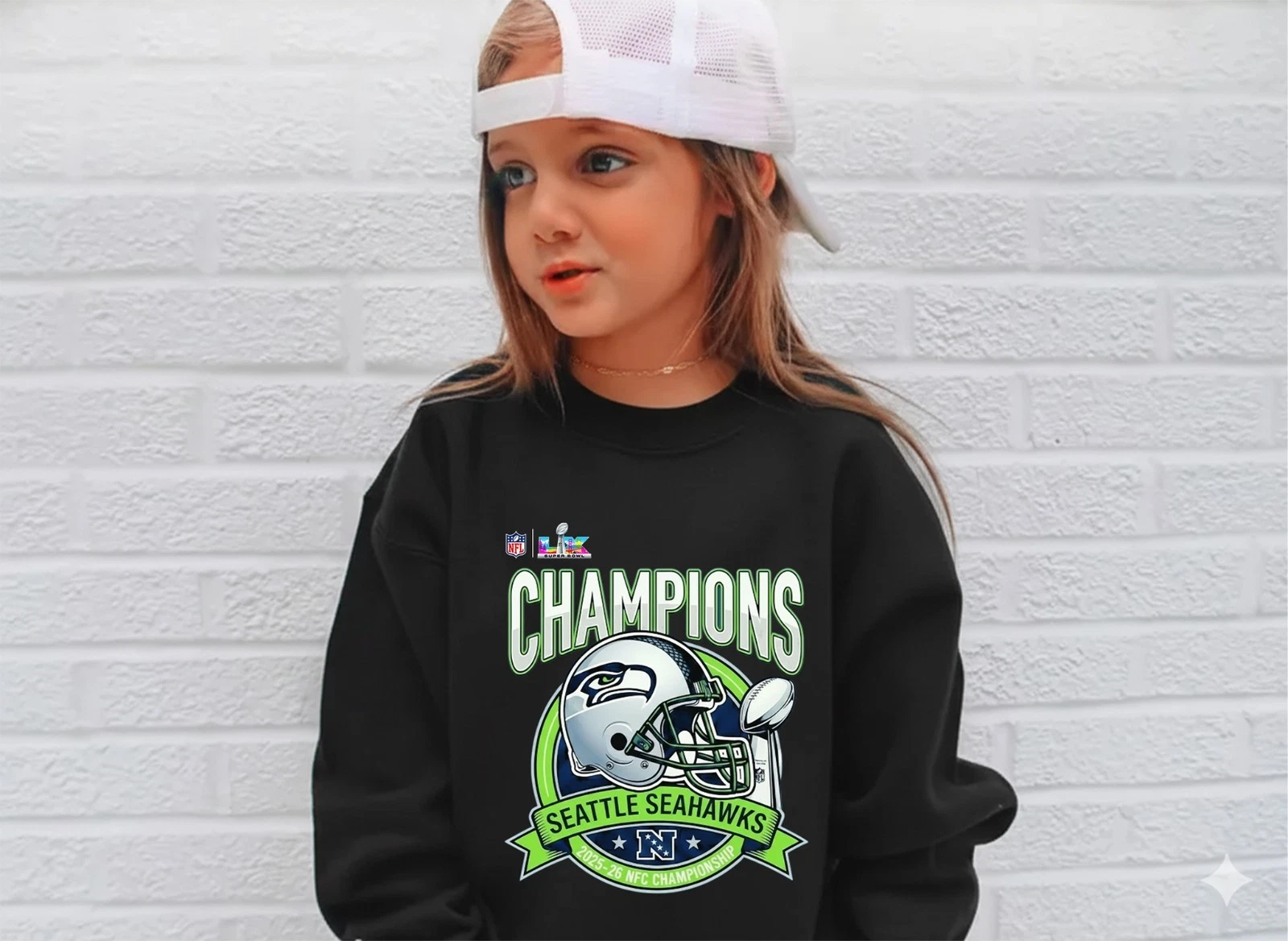 Seattle Seahawks  2025-26 NFC Championship Sweatshirt