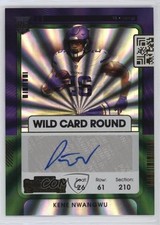 2021 Panini Contenders Rookie Ticket RPS Wild Card Round Kene Nwangwu Auto 1u6. rookie card picture