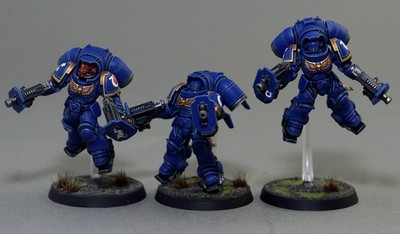 Primaris Inceptors Pro Painted Astrates space marines ultramarines 40k