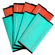 8 Pack Horse Fly Boots, Horse Leggings Set of 8, Breathable 8Pack-Orange Mint