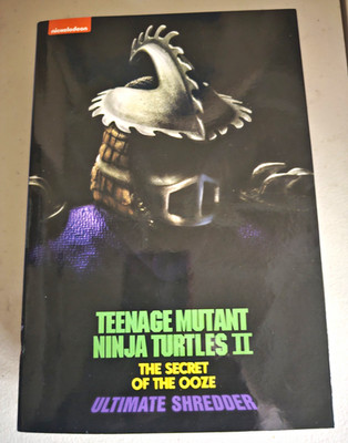NECA TMNT II Secret of the Ooze Ultimate Shredder Figure Spear Katana