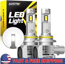 AUXITO 9012 HIR2 LED Headlight Conversion Kit High/Low Beam Bulbs Super White