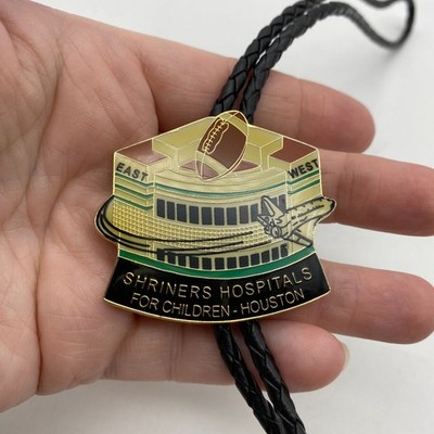 Shriners Hospitals for Children Houston TX Bolo Tie Astrodome NASA enamel masoni
