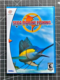 Dreamcast Sega Marine Fishing You Choose Custom Case Color - NO Game or Manual