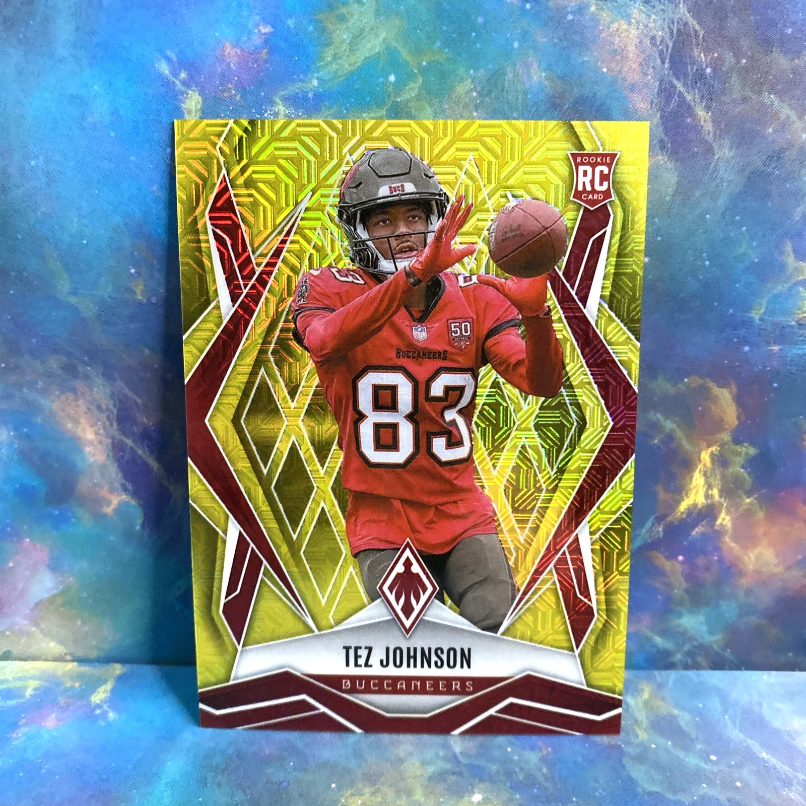 2025 Phoenix Yellow Mojo #166 Tez Johnson /35 RC Buccaneers