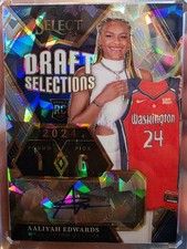 Select WNBA 2024 Cracked Ice Draft Selections Auto  Aaliyah Edwards