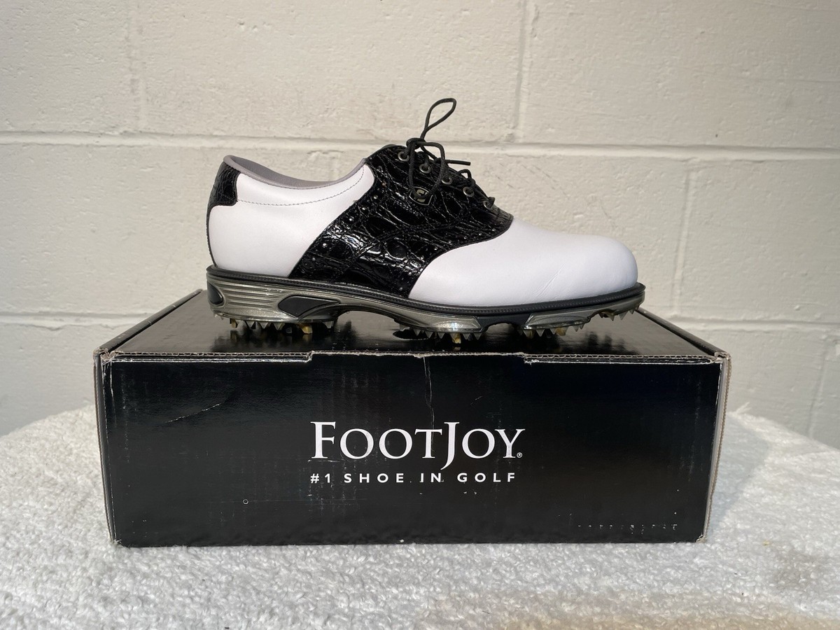 FootJoy DryJoys ゴルフシューズ NEW FootJoy [8] X-Wide Men DRYJOYS TOUR Croc Spiked Golf Shoes
