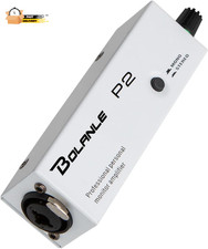 P2 Portable in Ear Monitor Amplifier, Headphone Amp with XLR and TRS Input 3.5M