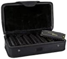 Hohner Piedmont Blues Harmonica Set 7-piece with Case