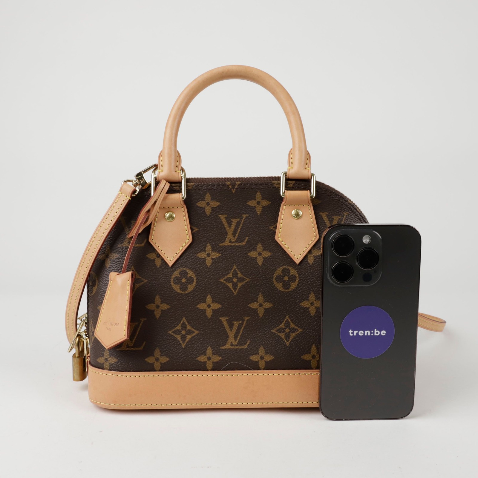 Louis Vuitton Alma BB Tote Shoulder Bag 151945412 thumbnail 11