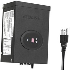 300W Low Voltage Transformer for Landscape Lighting with Timer and Photocell