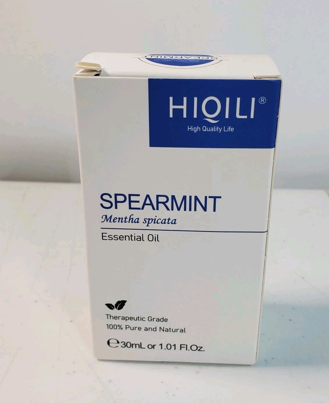 HIQILI Spearmint Essential Oil 1.01oz Pure Natural Therapeutic Grade 02/29