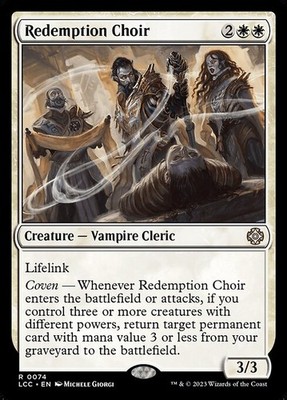 Redemption Choir 74 R Normal LCC MTG NM
